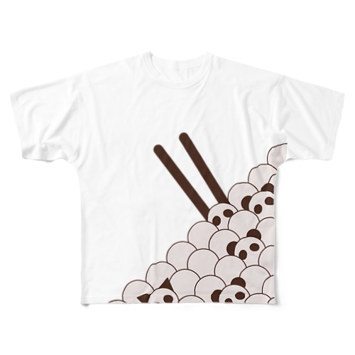 パンダっぽいの All-Over Print T-Shirt
