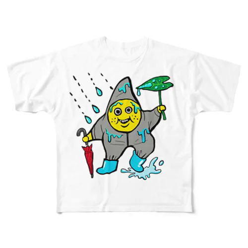 すたやん雨の日スタイル All-Over Print T-Shirt