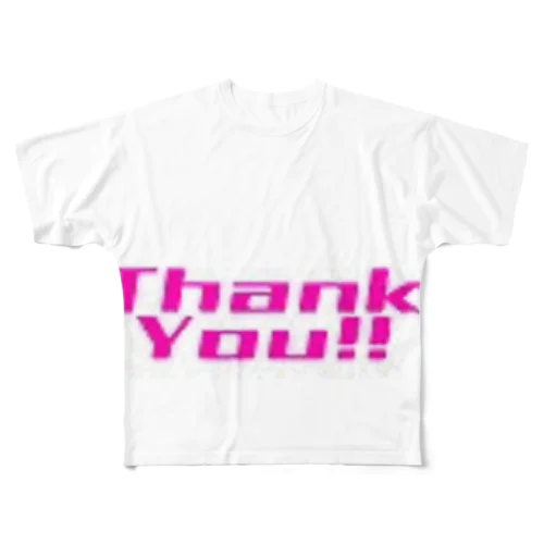 Thank You!! フルグラフィックTシャツ