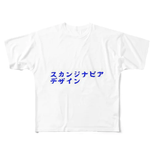 スカンジナビアデザイン All-Over Print T-Shirt