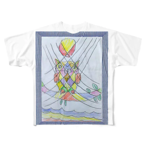 フクロウ All-Over Print T-Shirt