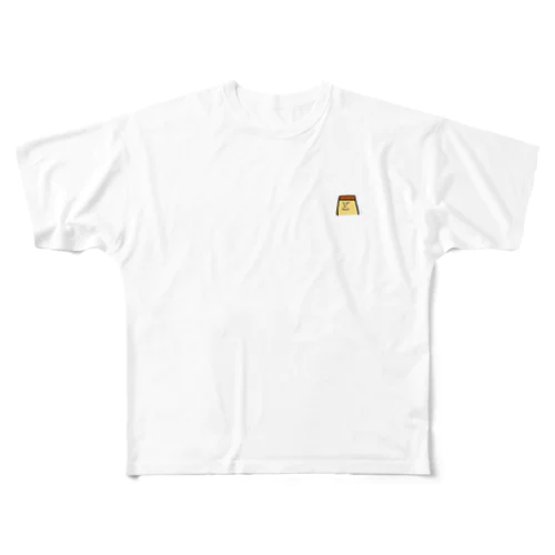 イケプリ（イケてるプリン） フルグラフィックTシャツ