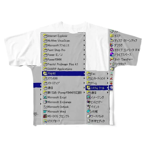 窓98 All-Over Print T-Shirt