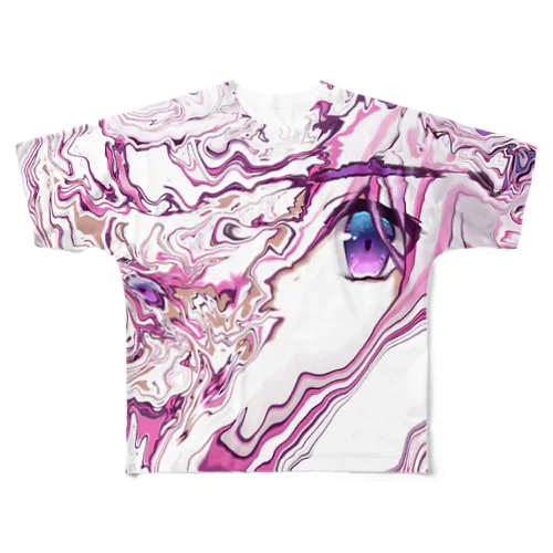 （´-`） All-Over Print T-Shirt