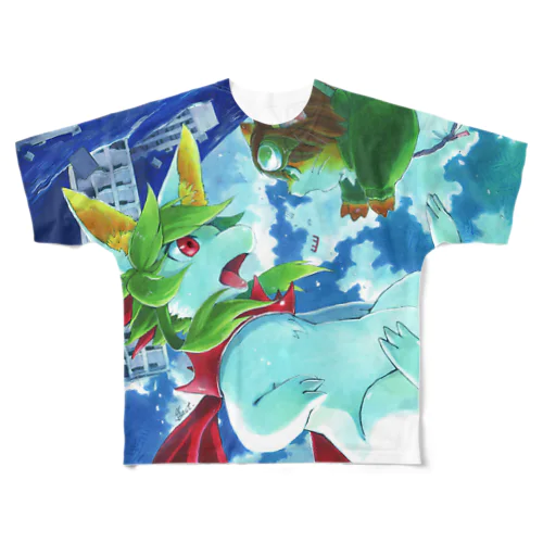 プレ脚＃4　Tシャツ All-Over Print T-Shirt