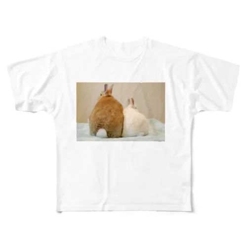 うさぎのまるゆき フルグラフィックTシャツ