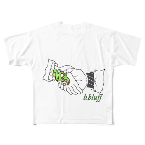 b.bluff フルグラフィックTシャツ