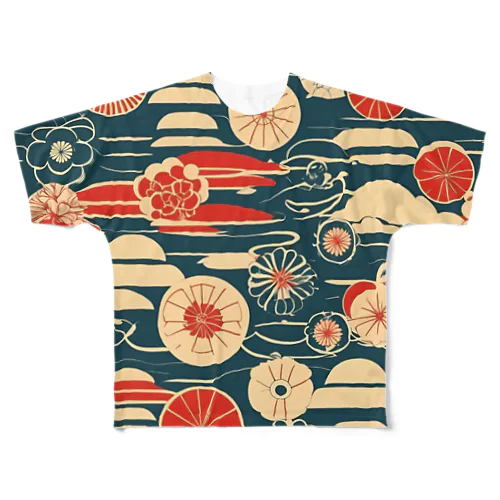 レトロ All-Over Print T-Shirt