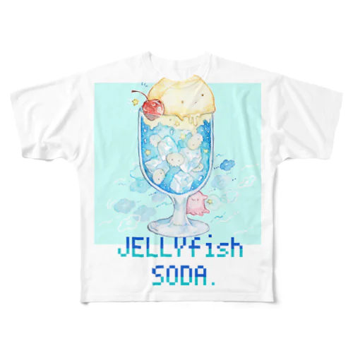 JELLYFISH☆SODA All-Over Print T-Shirt