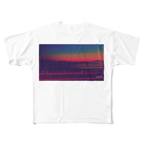 calm  sunset フルグラフィックTシャツ