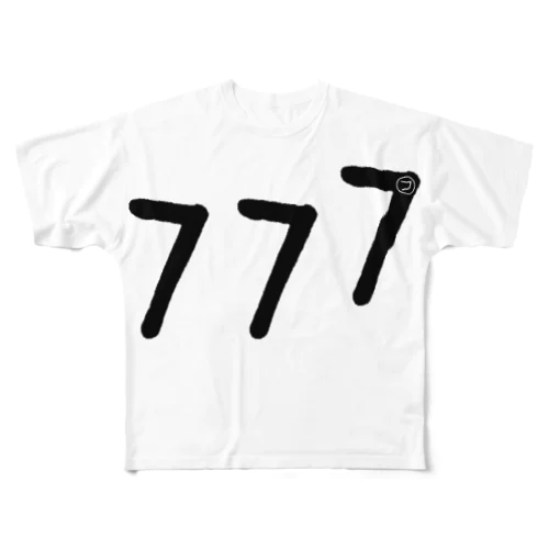 aNumber.7 フルグラフィックTシャツ