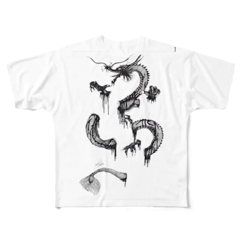 ドラゴンB All-Over Print T-Shirt