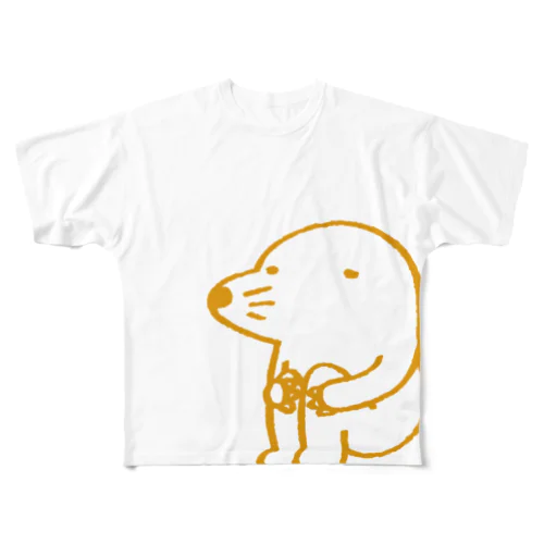 モグラくん フルグラフィックTシャツ