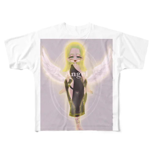 Angel All-Over Print T-Shirt