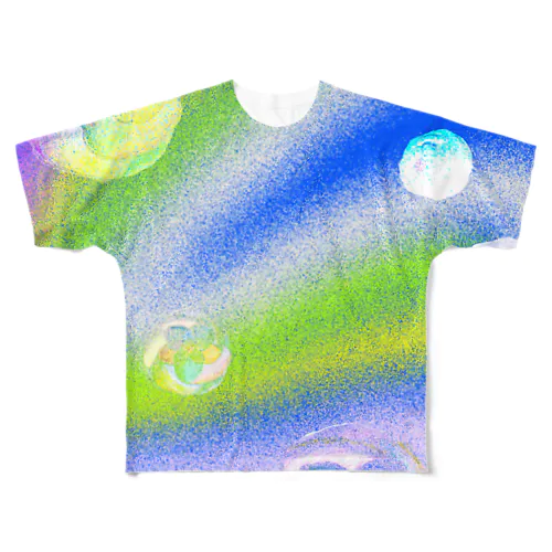 夢で見たあの銀河 フルグラフィックTシャツ