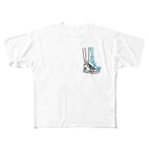 foodstep All-Over Print T-Shirt