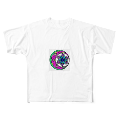 毒花 All-Over Print T-Shirt