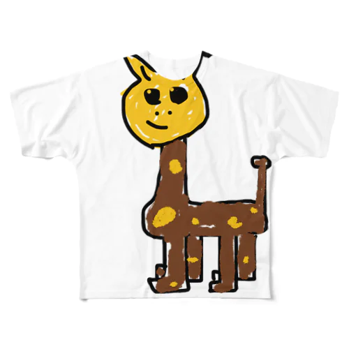 顔色の悪いキリン All-Over Print T-Shirt