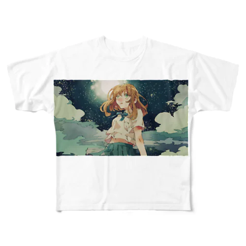 世界の終わりに残響を フルグラフィックTシャツ