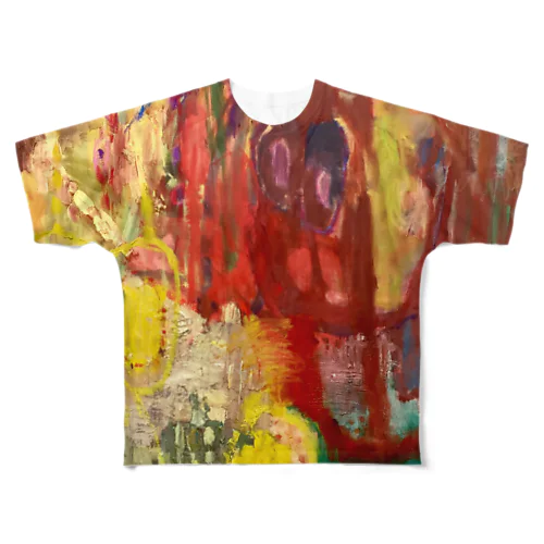 夜に育つコーヒーチェリー All-Over Print T-Shirt