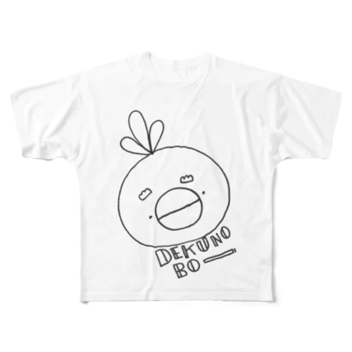 でっくんぴよこ フルグラフィックTシャツ