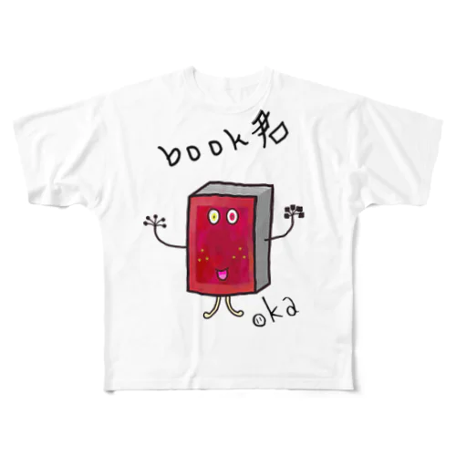 book君 フルグラフィックTシャツ