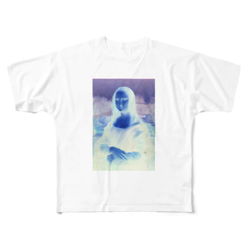 ショッィングモナリザ All-Over Print T-Shirt