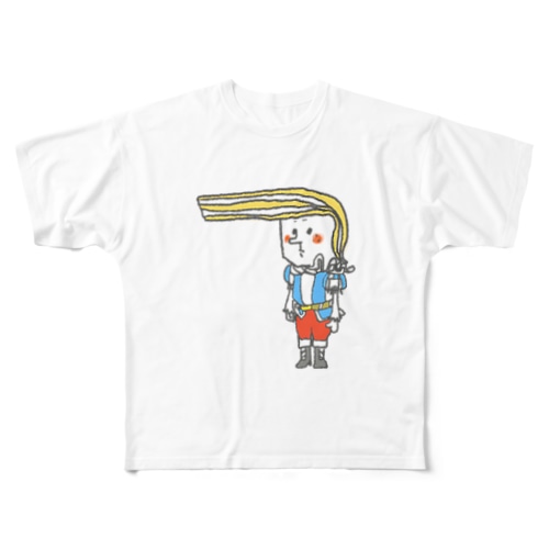 ミルクレープ王子 All-Over Print T-Shirt