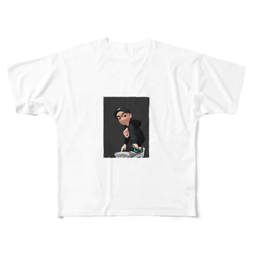 黒ガミくん All-Over Print T-Shirt