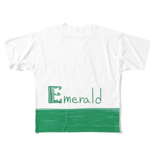 Emerald フルグラフィックTシャツ