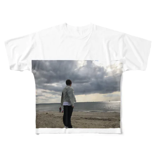 幕張の海 All-Over Print T-Shirt