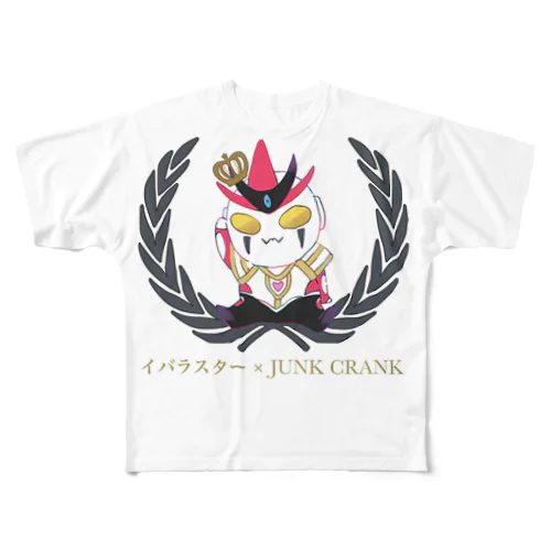 イバラスター×JUNKCRANK Tシャツ フルグラフィックTシャツ