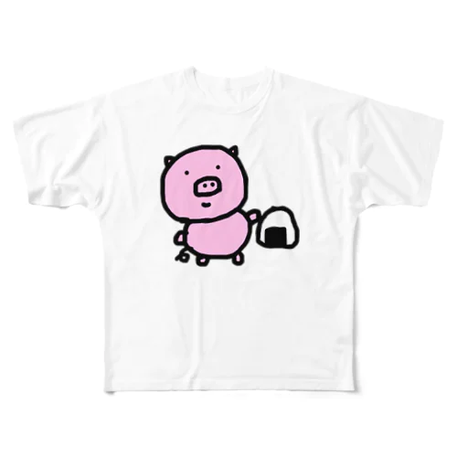 ぶーさん。 フルグラフィックTシャツ