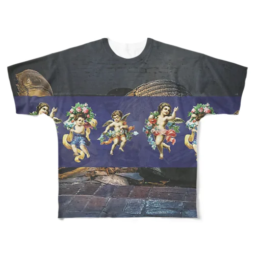 著作権フリー All-Over Print T-Shirt