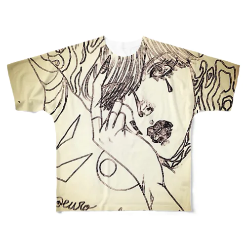 Dazzleぐちゃぐちゃver All-Over Print T-Shirt