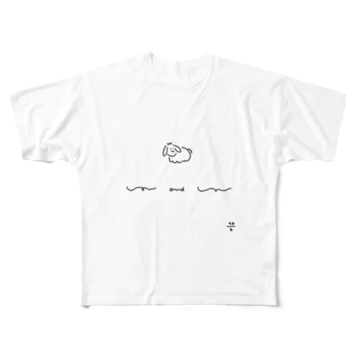 うさぎのセレンちゃん All-Over Print T-Shirt