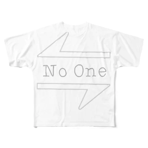 NO ONE All-Over Print T-Shirt