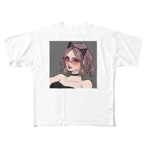 Sexygirl フルグラフィックTシャツ