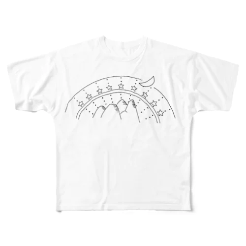 山Ｔシャツ フルグラフィックTシャツ