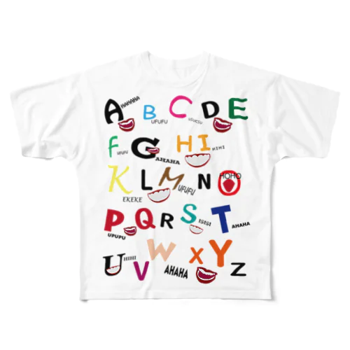 笑い声 All-Over Print T-Shirt