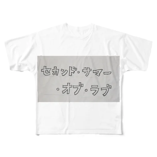 セカンド·サマー·オブ·ラブ フルグラフィックTシャツ