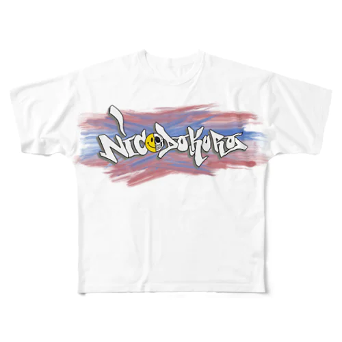 nico-DokuRo  tシャツ フルグラフィックTシャツ