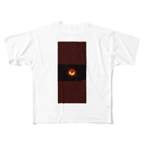 Black  hole All-Over Print T-Shirt