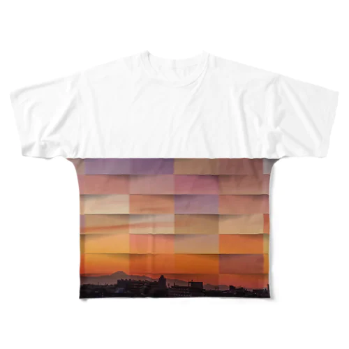 Sunset_to you フルグラフィックTシャツ