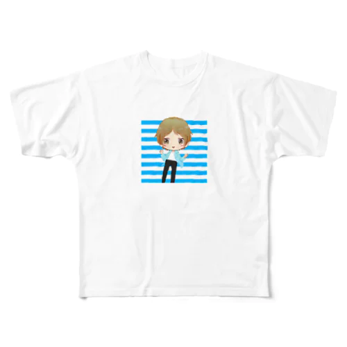 きーたん フルグラフィックTシャツ