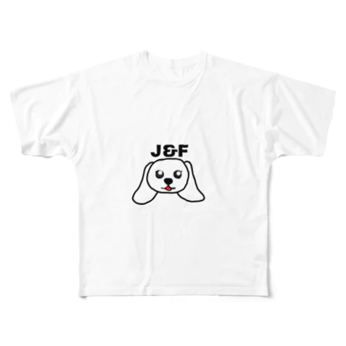 ジユウトフジユウ フルグラフィックTシャツ