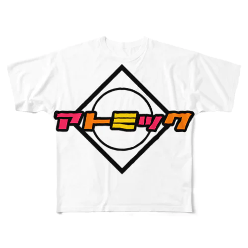 アトミック フルグラフィックTシャツ