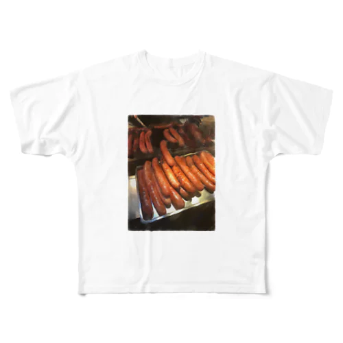 デブT(ソーセージ) All-Over Print T-Shirt