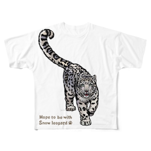 リクエストSnow leopard＊ユキヒョウ パート2 All-Over Print T-Shirt
