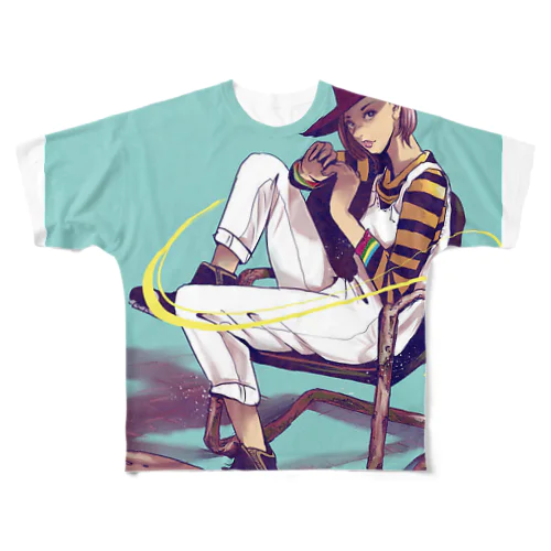 ガールズ All-Over Print T-Shirt